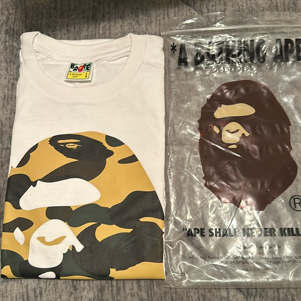 BAPE Men’s Sz lg, brand new camo